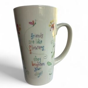 Natural Life “Friends Are Like Flowers” Tall Mug